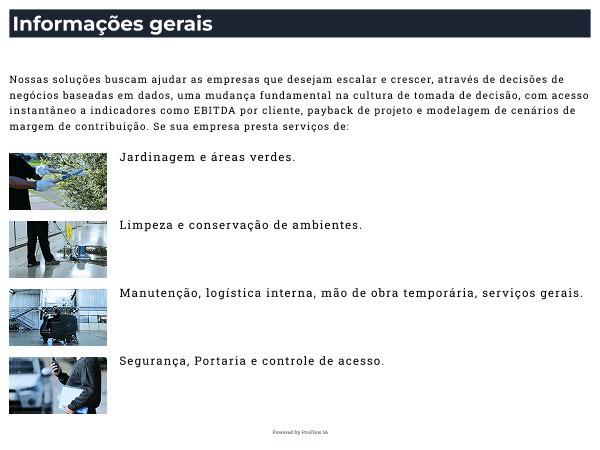 Página 06 da proposta gerada pelo ProFlow