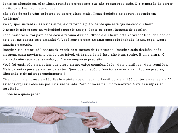Página 07 da proposta gerada pelo ProFlow